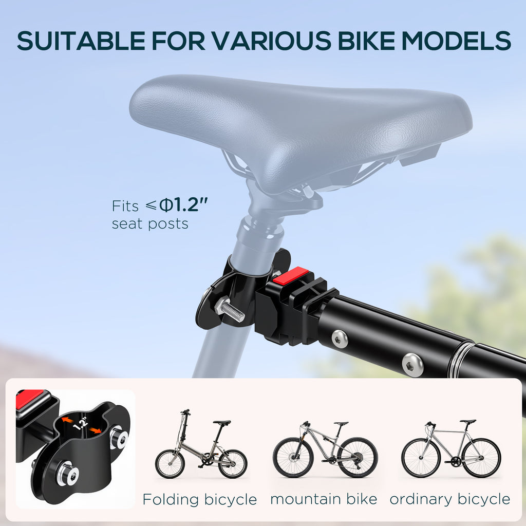 Bicycle trailer with removable box and waterproof cover