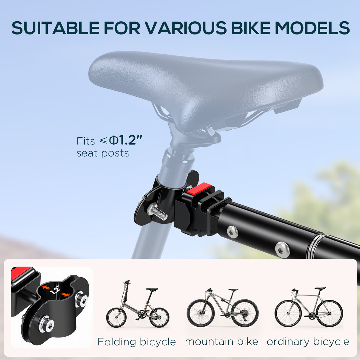 Bicycle trailer with removable box and waterproof cover
