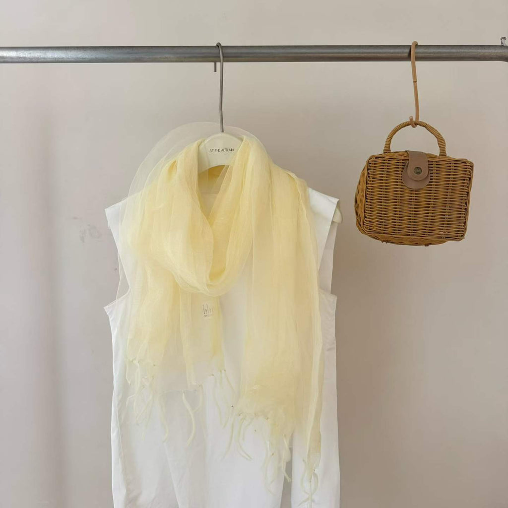 Écharpe féminine mince d'Organza Chal