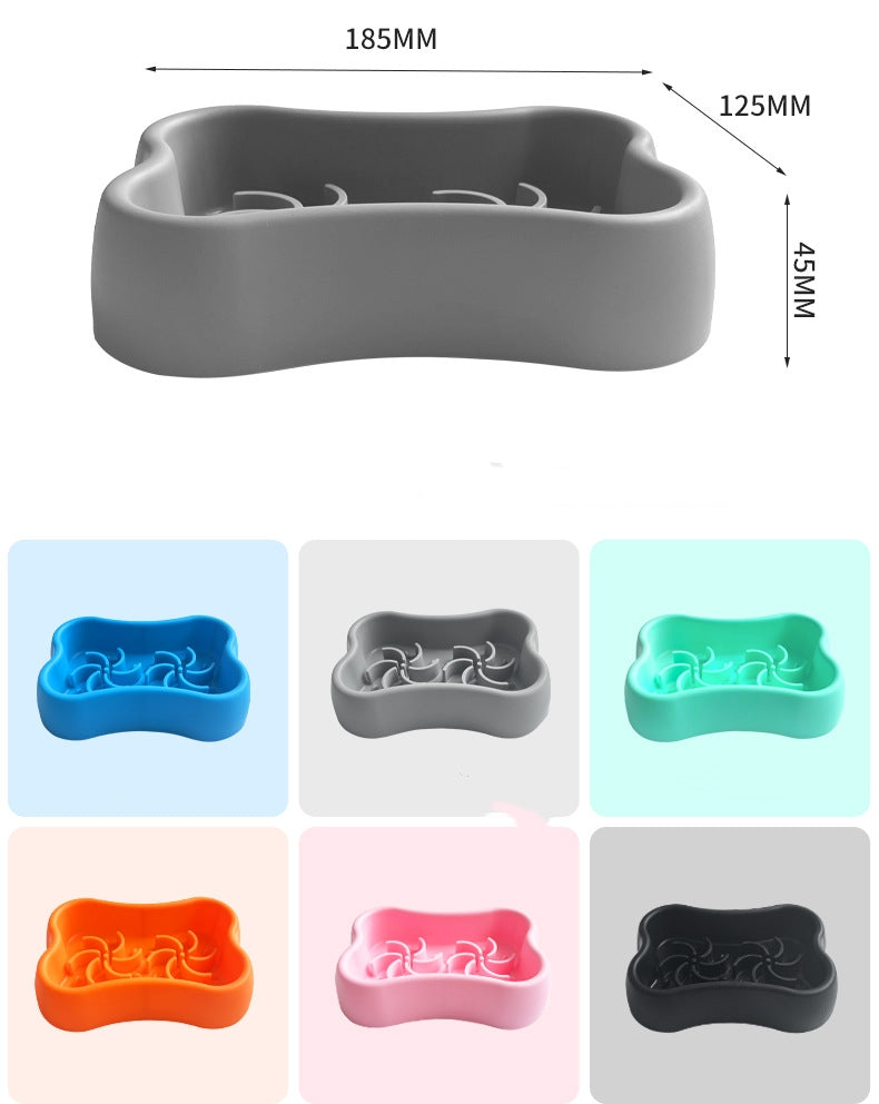 Bol de chien de qualité alimentaire en silicone