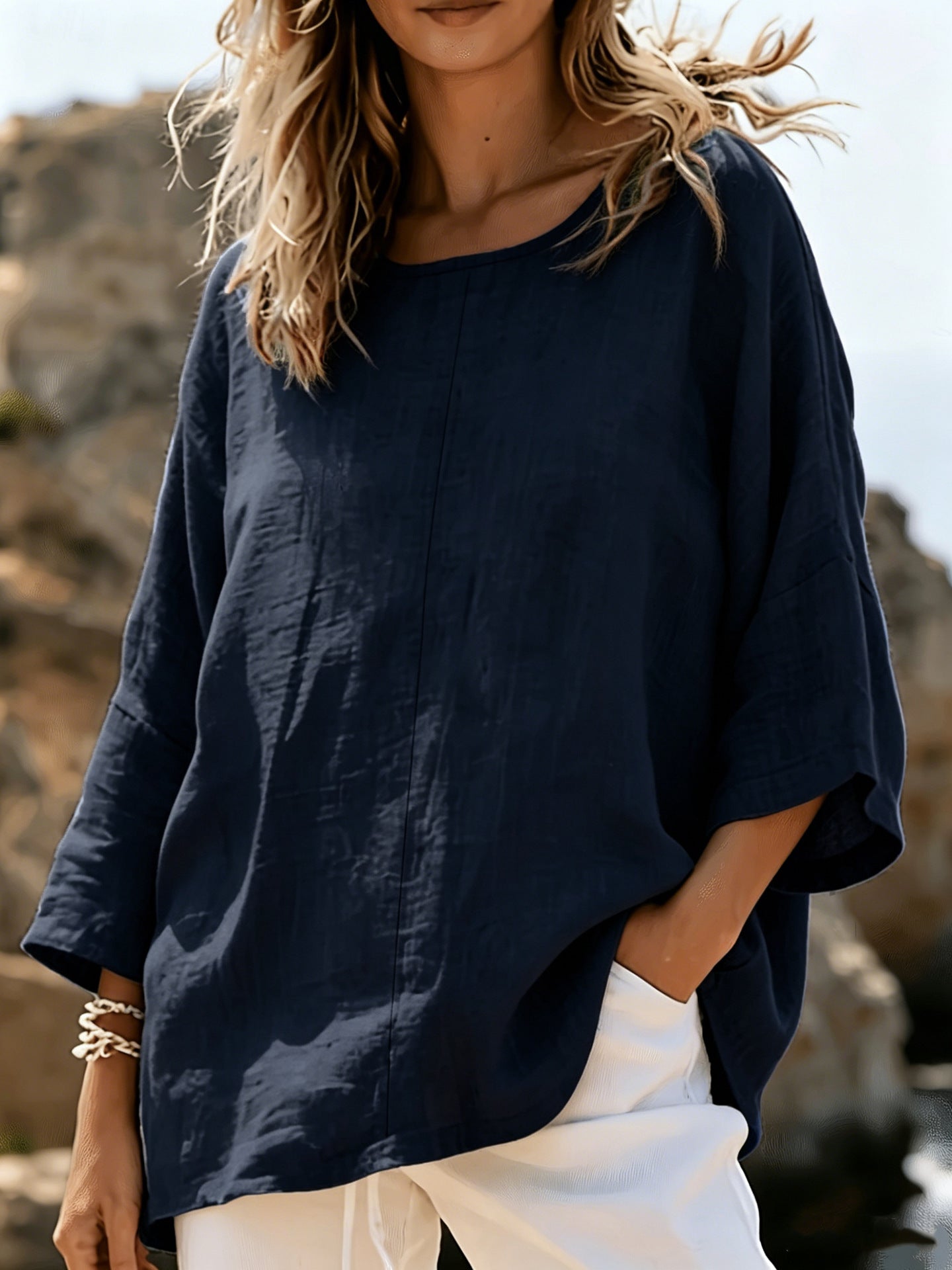 PrintempsÉté Femmes Casual Tops