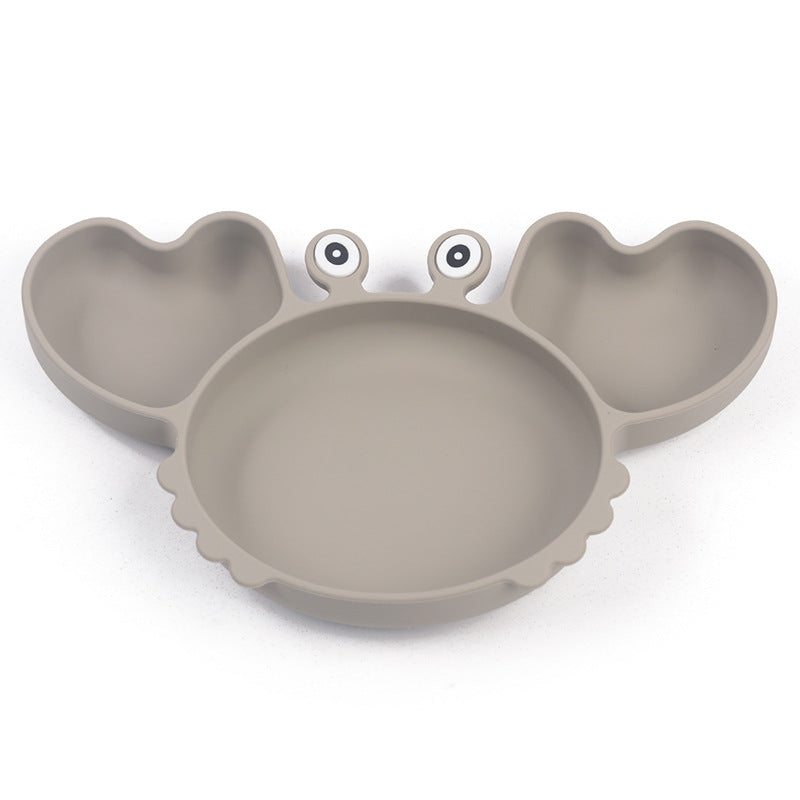 Plaque de coutellerie fractionnée en silicone pour nourrissons