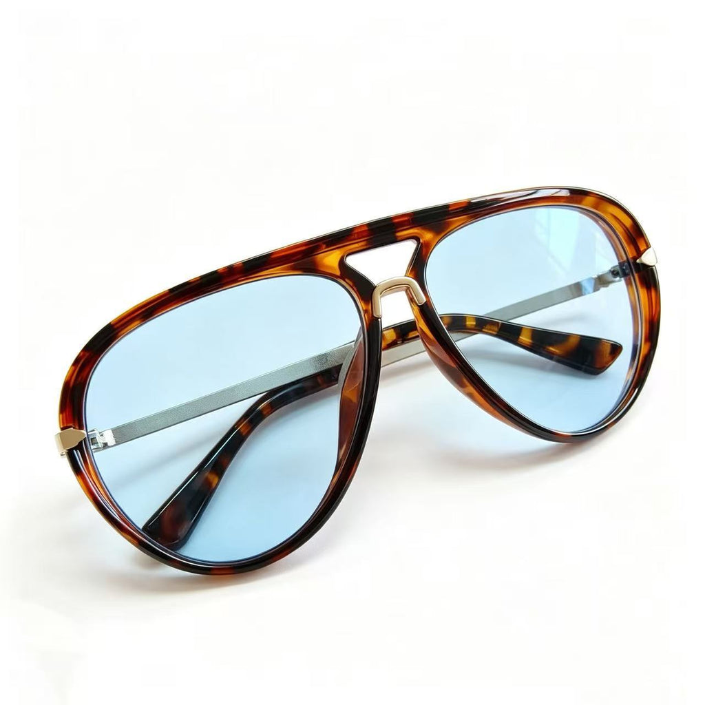 Lunettes de soleil de style grenouille