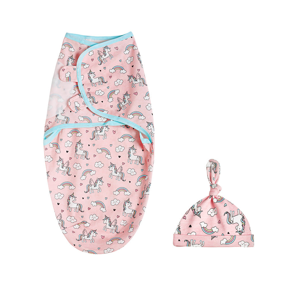 Cotton Baby Towel Anti-Slip Sleeping Bag with Hood
