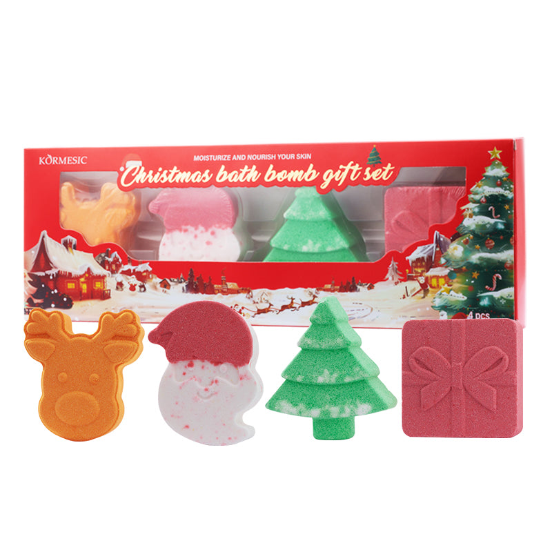 Ensemble cadeau pour baignoire et douche de Noël KORMESIC FT 105g-105g-105g-105g-105g