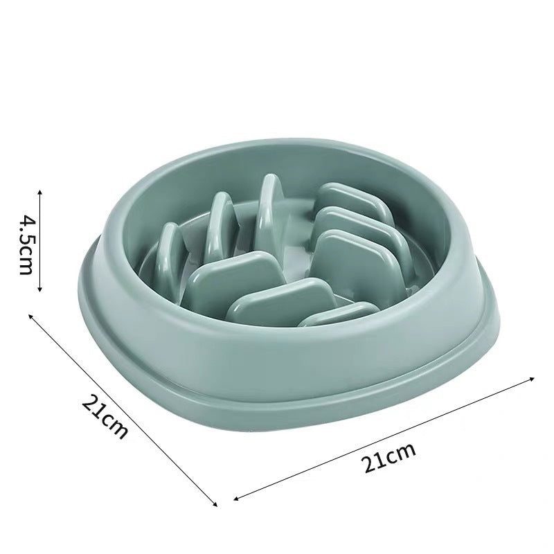 Bateau de chien Cat Slow Feeder Bowl Anti-choking Slow Feeder Pour les chiens Grande capacité alimentaire
