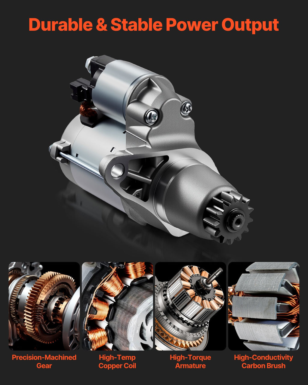 Moteur de démarrage à haut couple pour Toyota Lexus Scion 17825 28100-20021