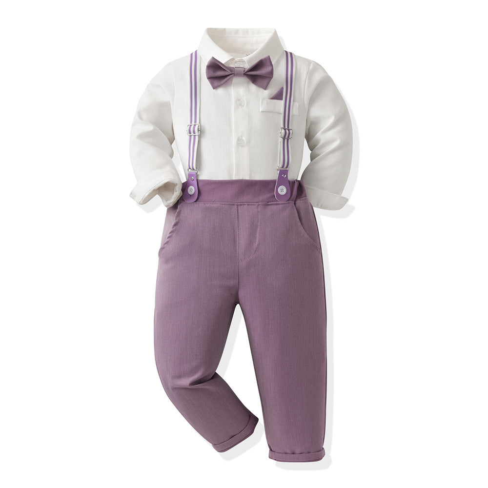 Automne Arrivées Enfants Cotton Outfit Set