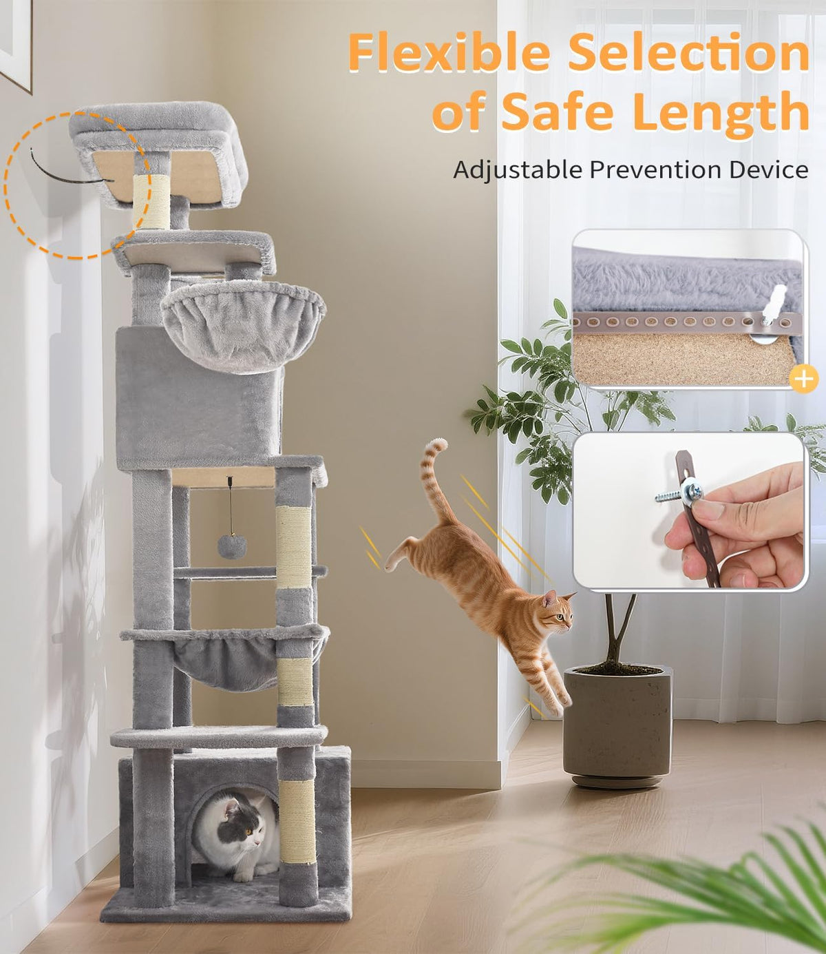 ABCPET Grand arbre de chat
