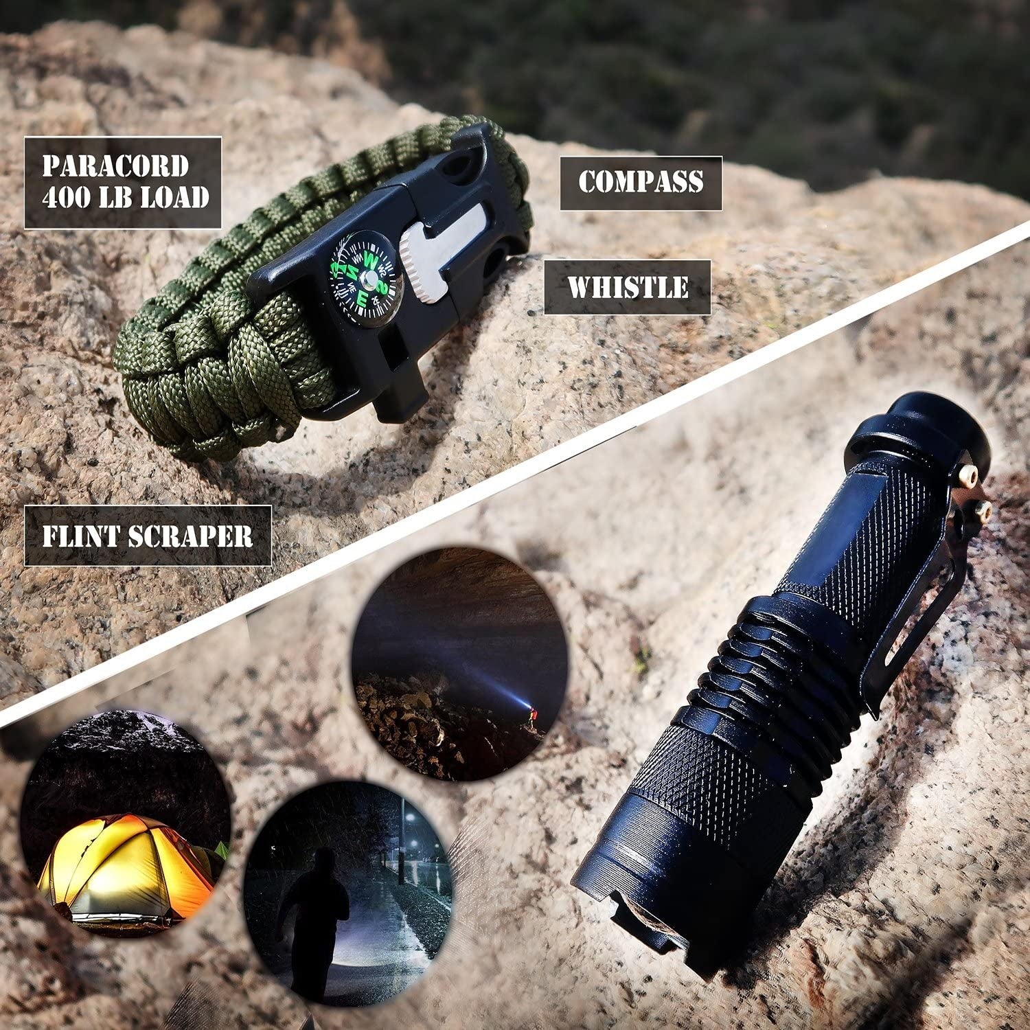 Kit d'outils de survie des engins de camping