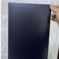 Matière indiquée sur l'étiquette Matte Black PVC Autocollant