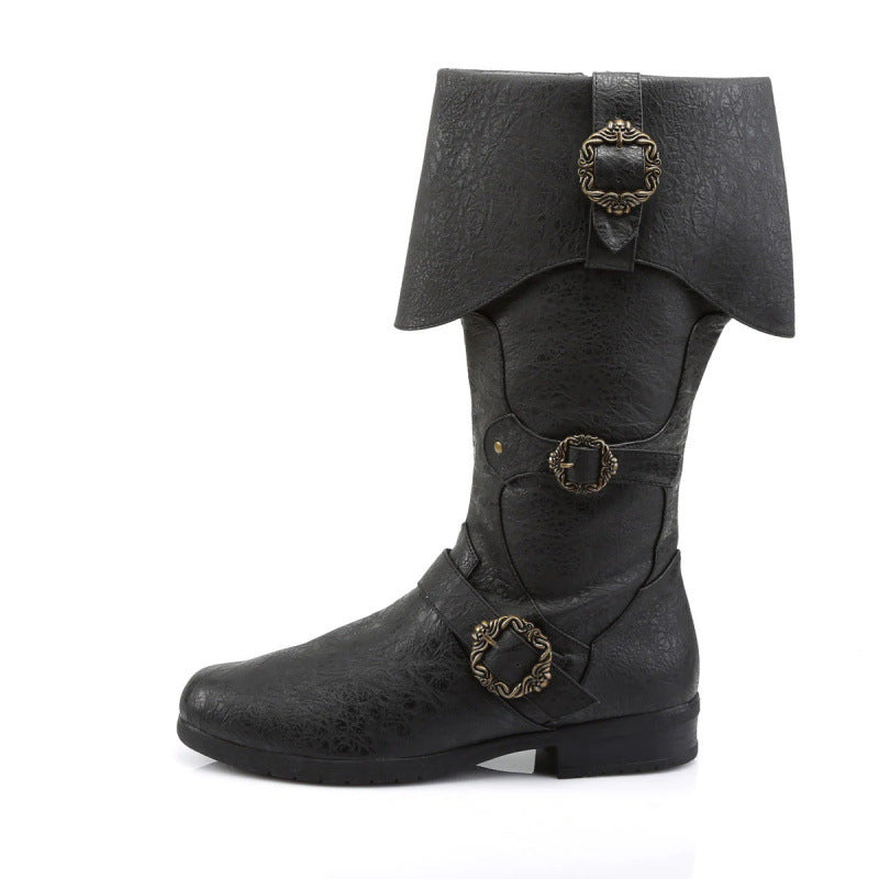 Bottes en cuir Cosplay Renaissance médiévale