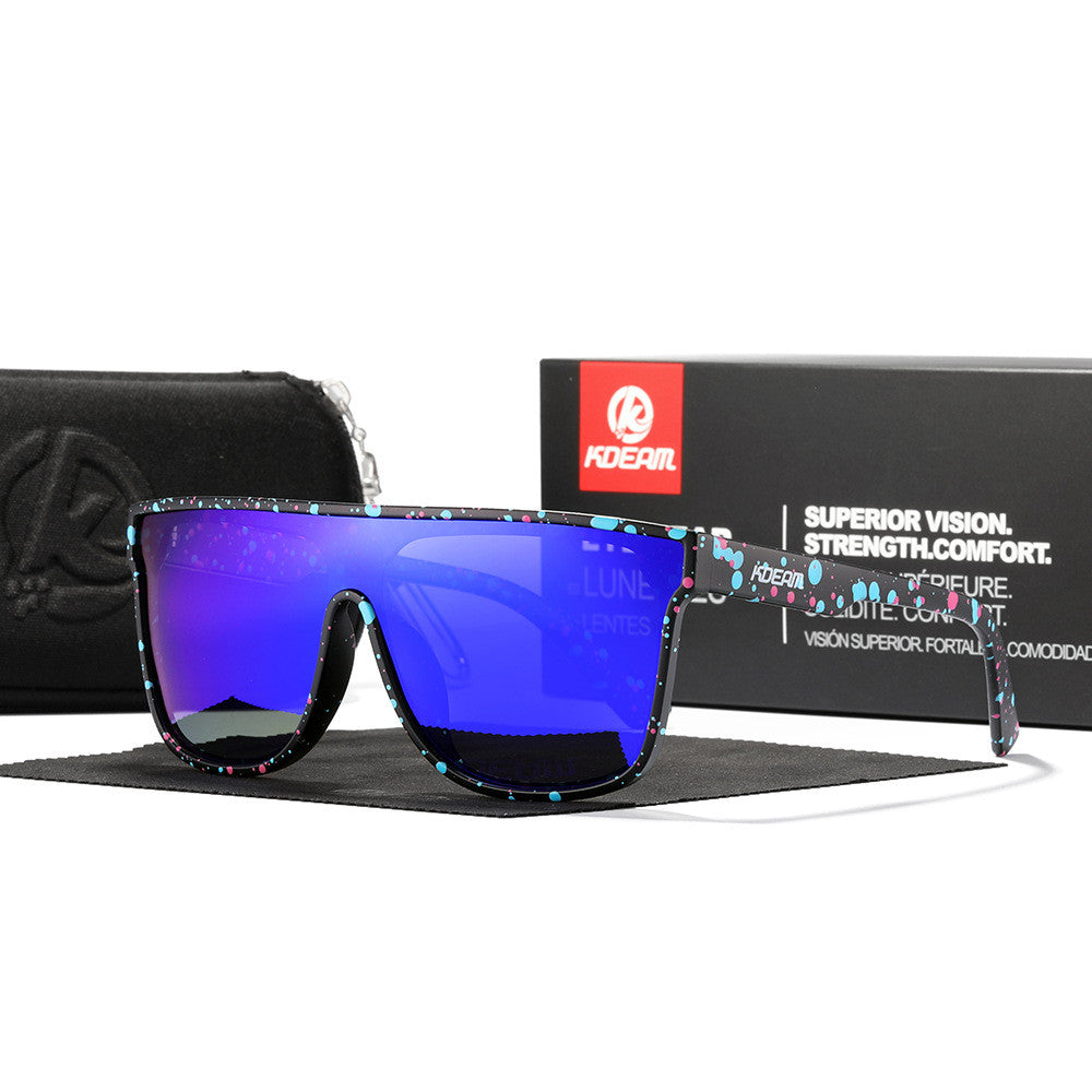Lunettes de soleil polarisés à grand cadre européen et américain