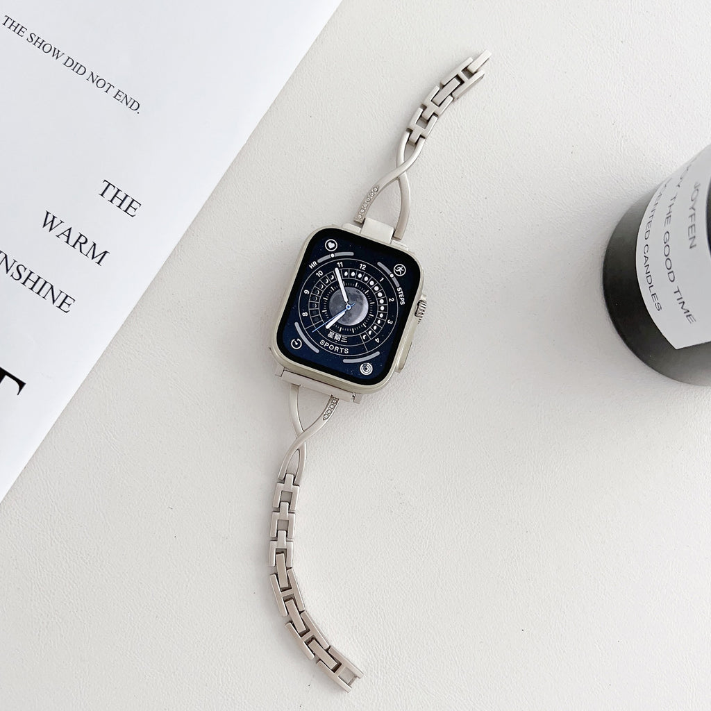 Bracelet en acier inoxydable en métal série Starlight