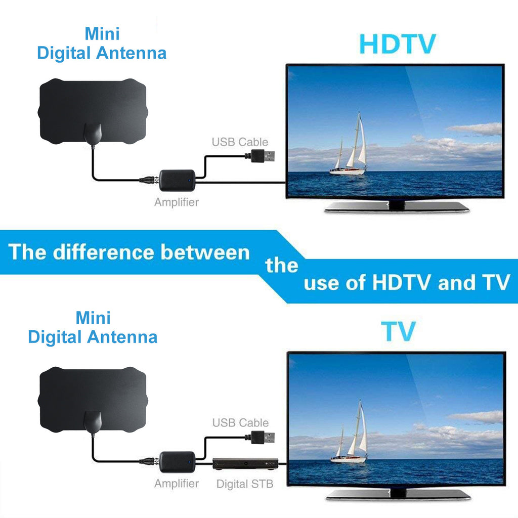Mini antenne de télévision numérique HD