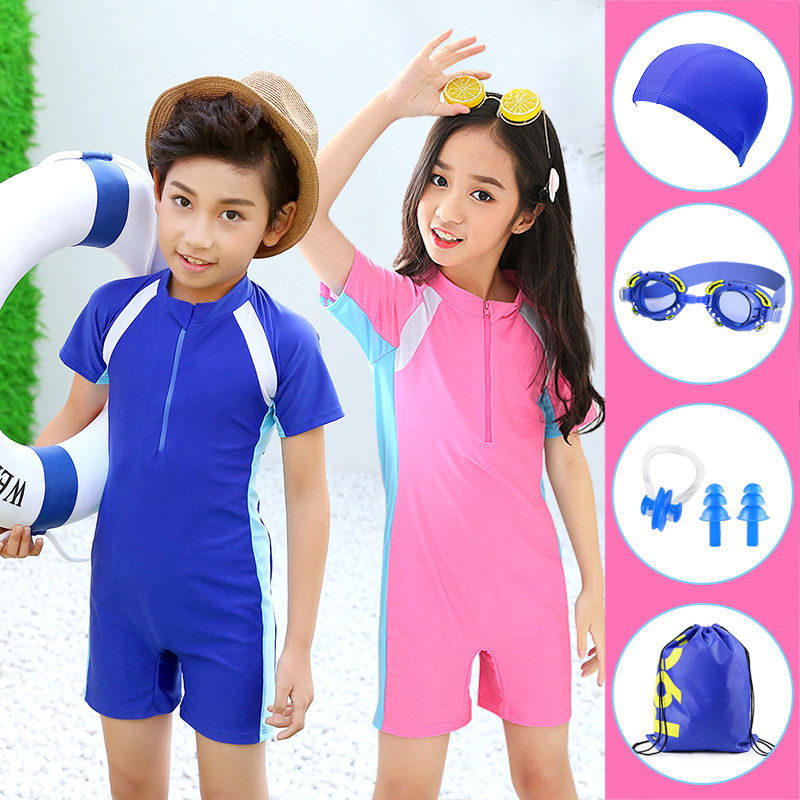 Maillot de bain en une pièce de protection solaire pour enfants