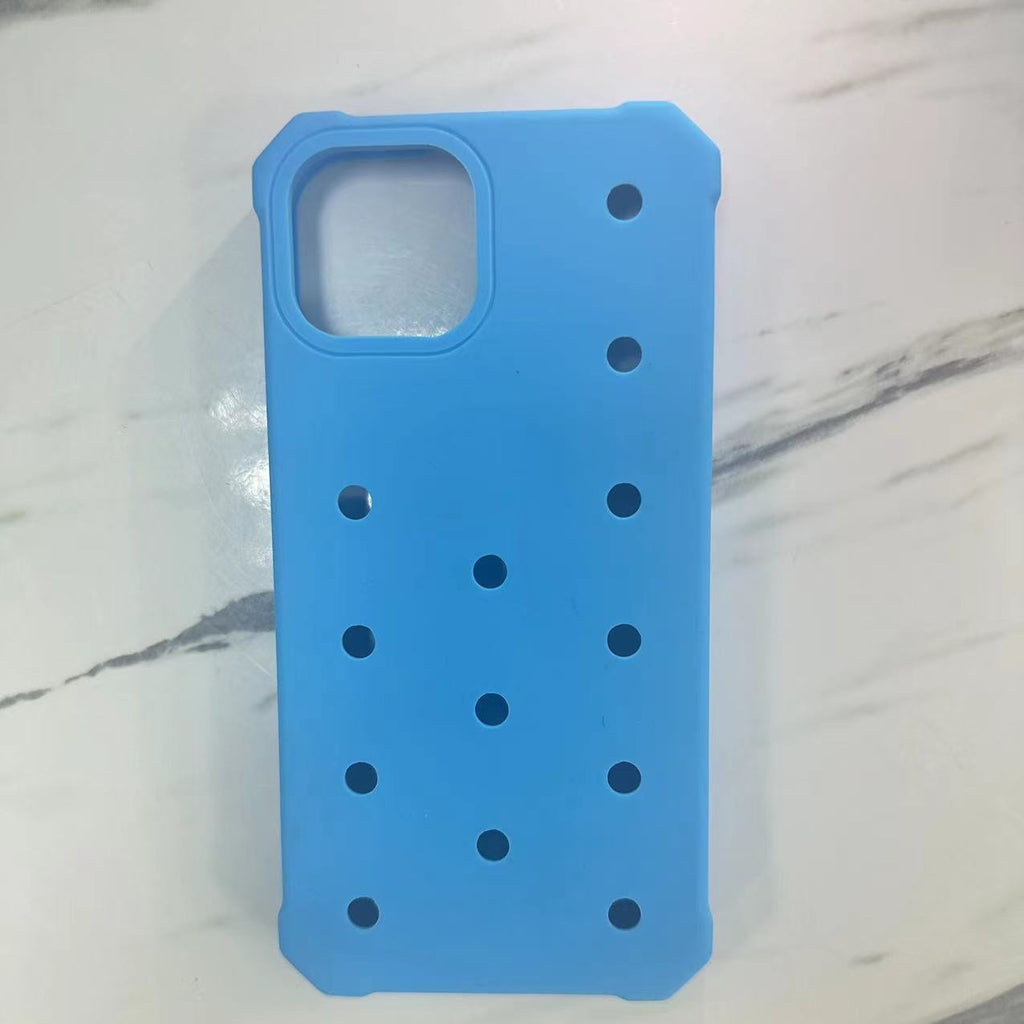 Couverture de protection du boîtier du téléphone du trou de silicone Trois dimensions