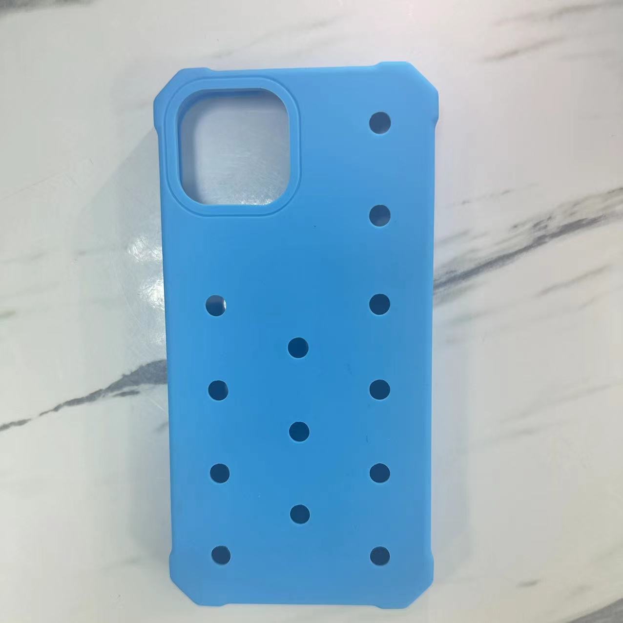 Couverture de protection du boîtier du téléphone du trou de silicone Trois dimensions