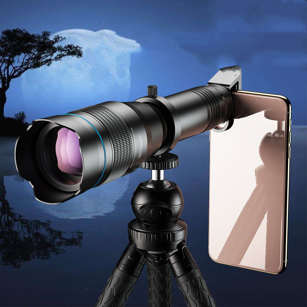 Téléobjectif du télescope mobile APEXEL