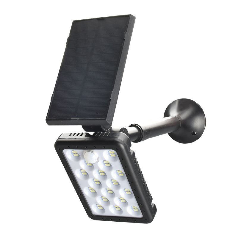Capteur de mouvement rechargeable solaire LED lampe de travail 1500mAh pour auto W775A 1x 18650 Ba