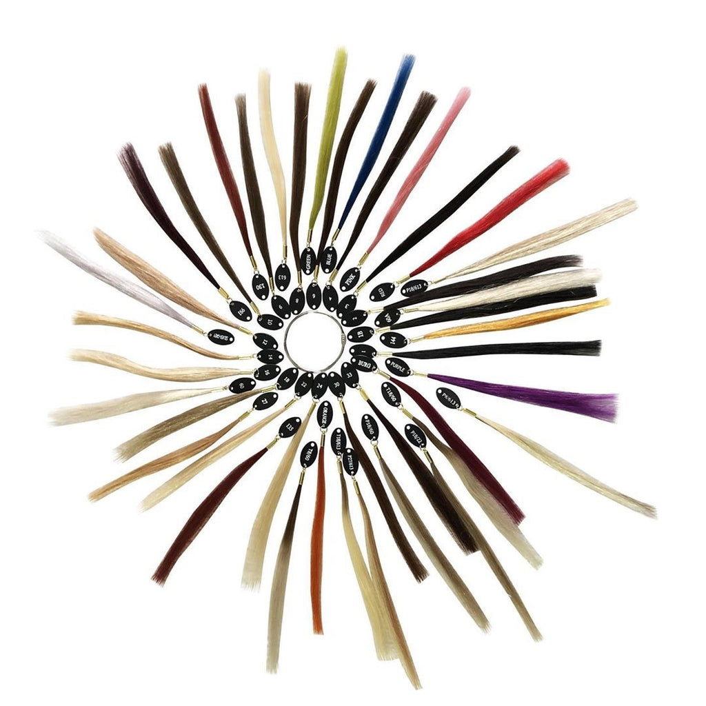 Tableau de couleur des cheveux pour les produits de coiffure