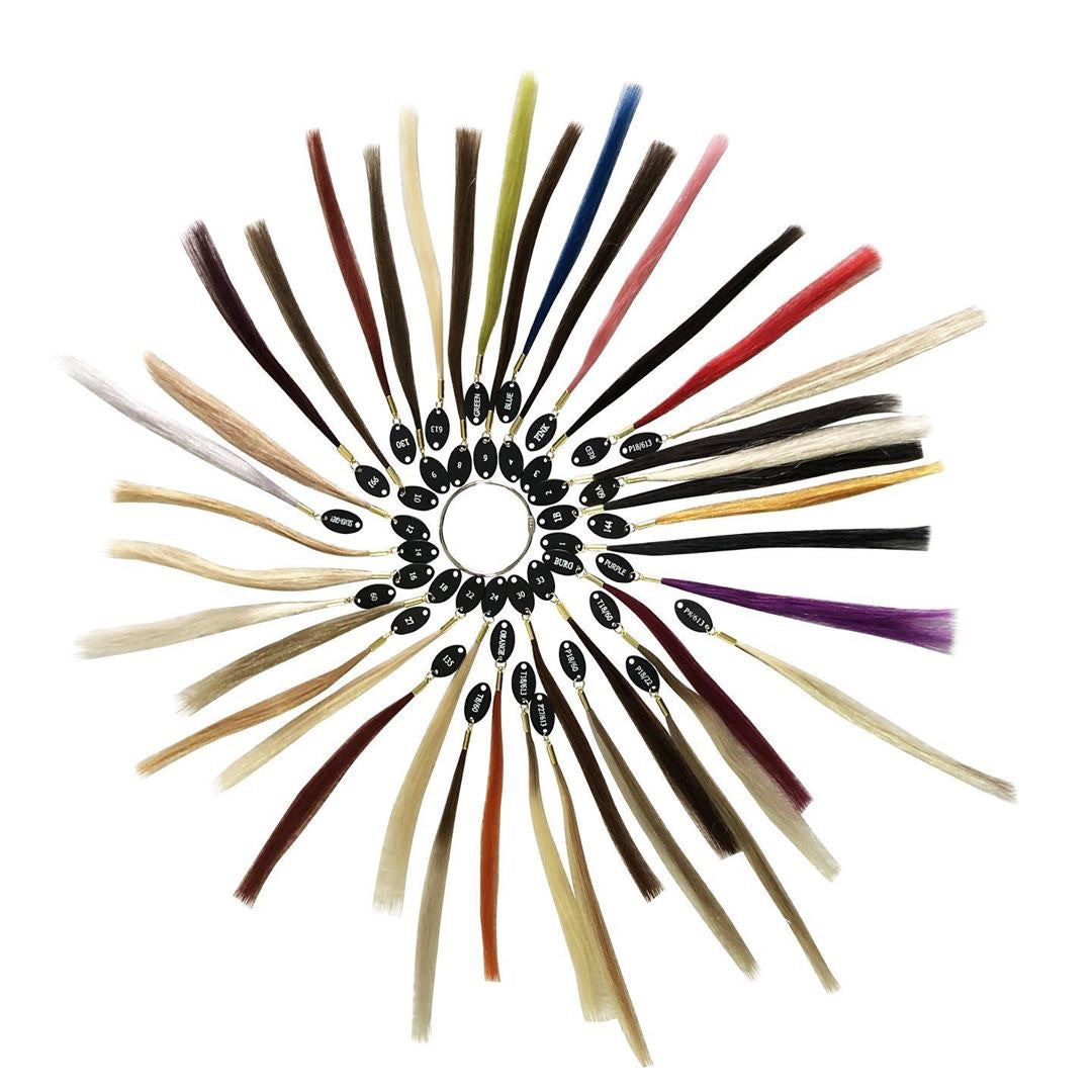 Tableau de couleur des cheveux pour les produits de coiffure