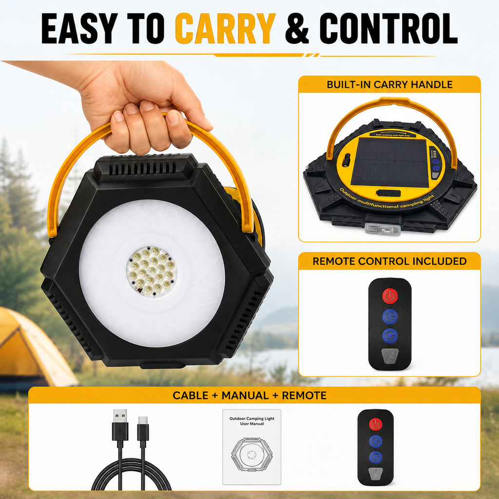 Lanterne de camping à LED D86 2 L
