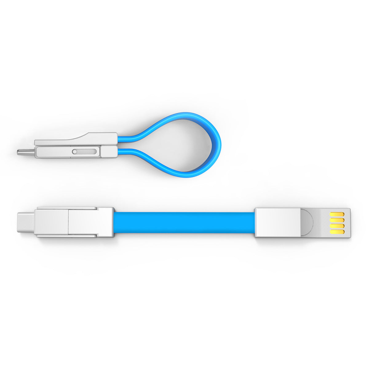 Câble de données micro USB de type C 3-en-1