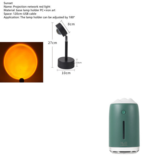 Humidificateur de lumière de nuit Xiaoxueshan USB Mini purificateur d'air de voiture