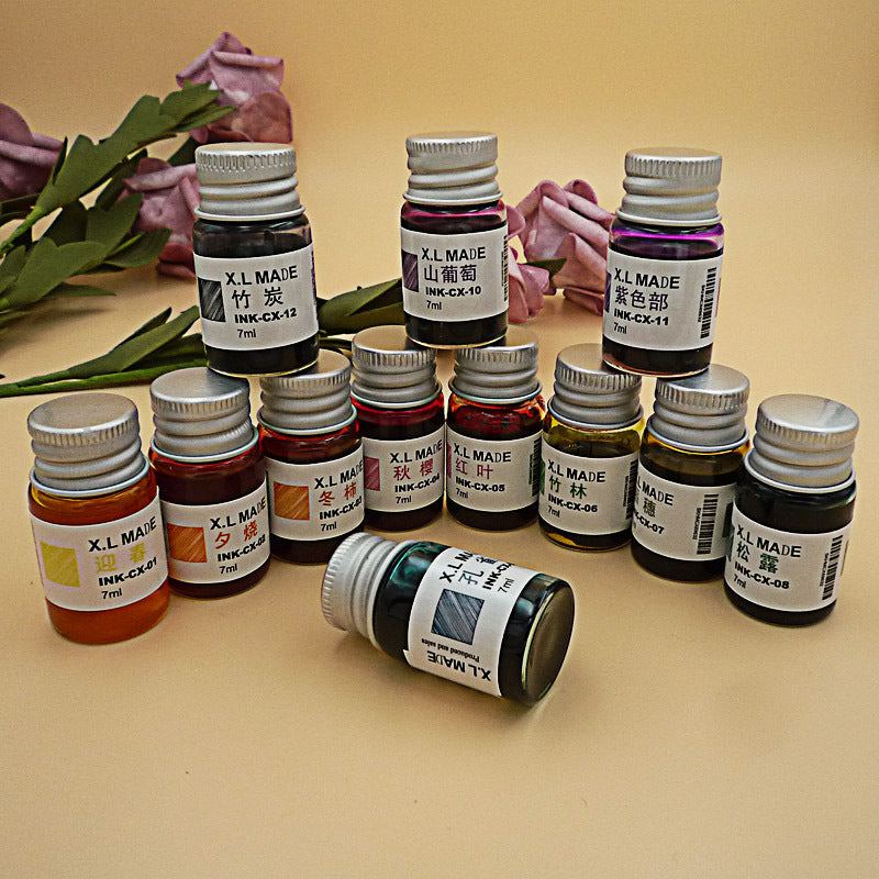 Encre de couleur de poudre de stylo à dip de carbone