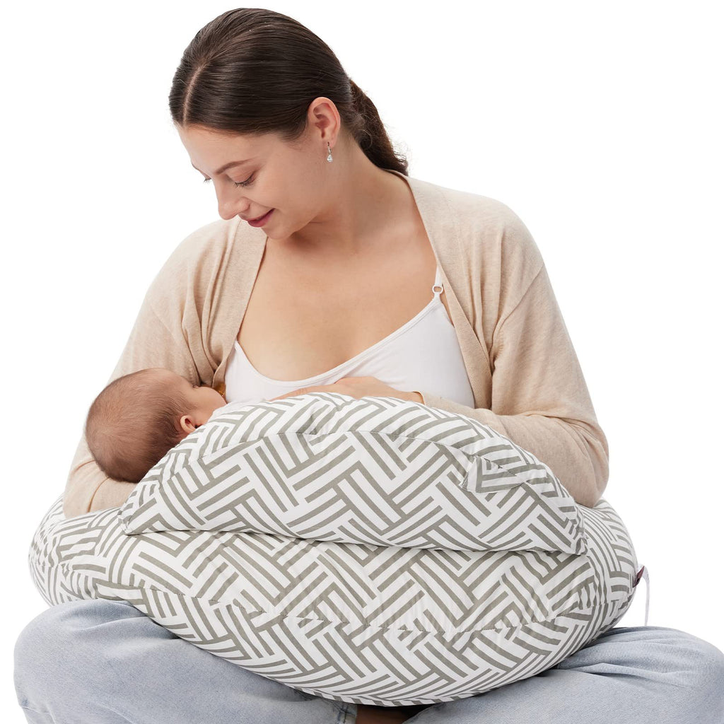 Oreiller d'allaitement Oreiller d'allaitement bébé Oreiller multifonctionnel amovible