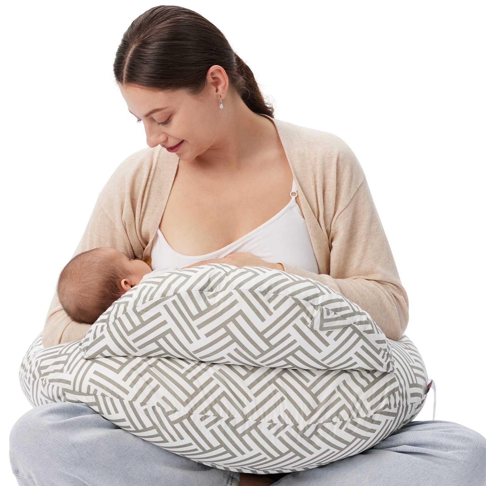 Oreiller d'allaitement Oreiller d'allaitement bébé Oreiller multifonctionnel amovible