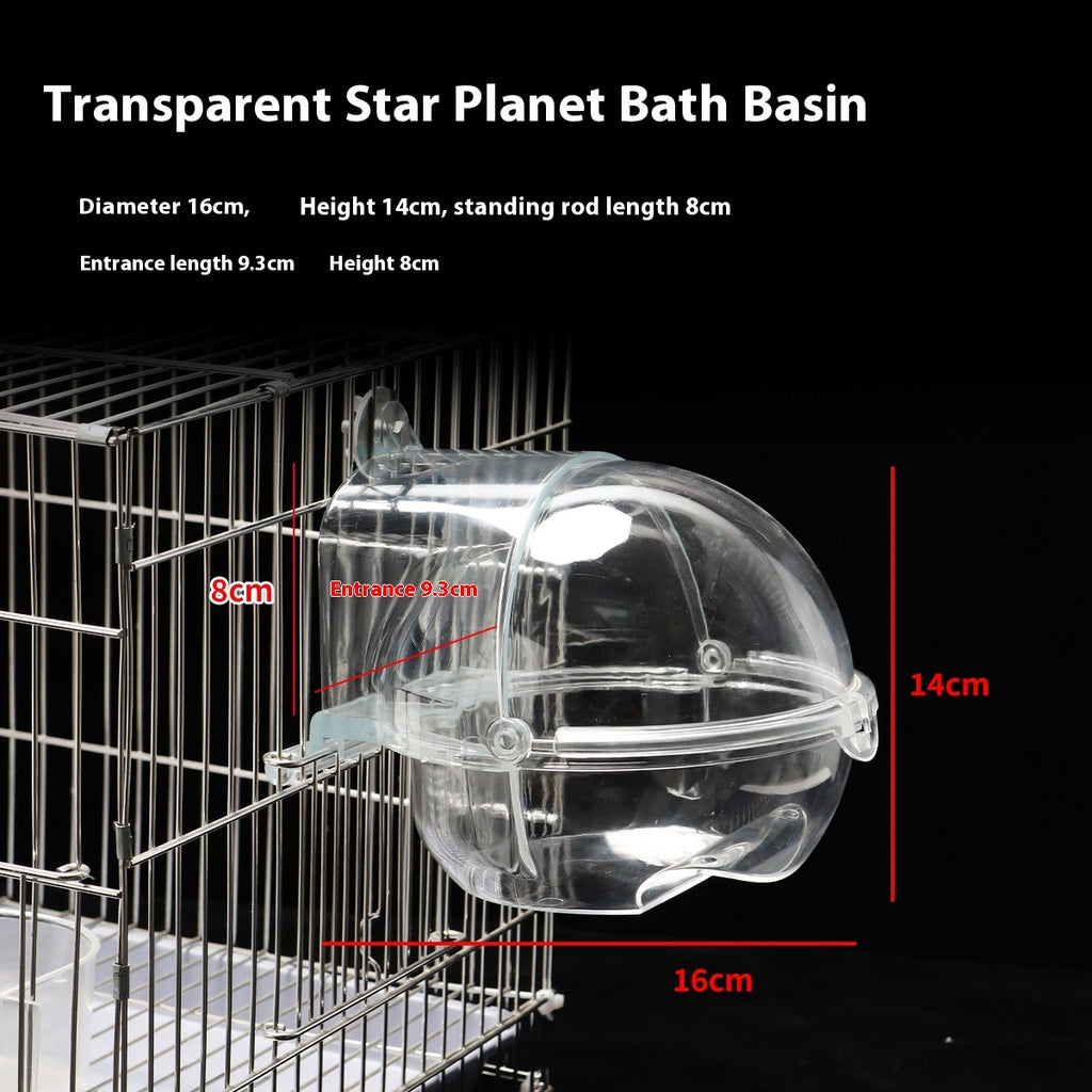 Baignoire pour perroquet pour oiseaux