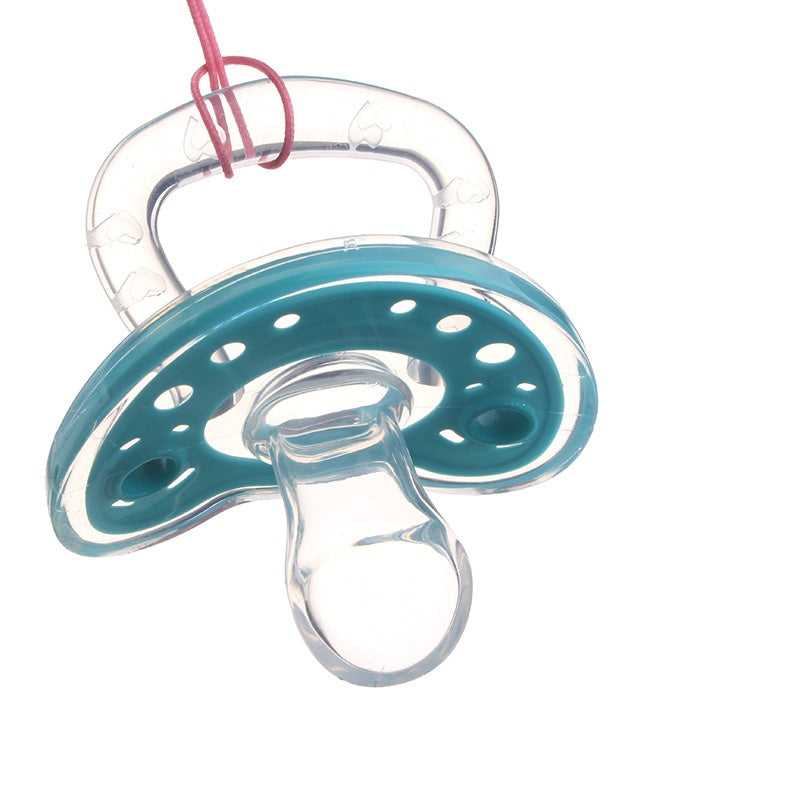Baby Products Full Silica Gel Pacifier Deux couleurs Liquide Silicone Sommeil Confort Baby Pacifi