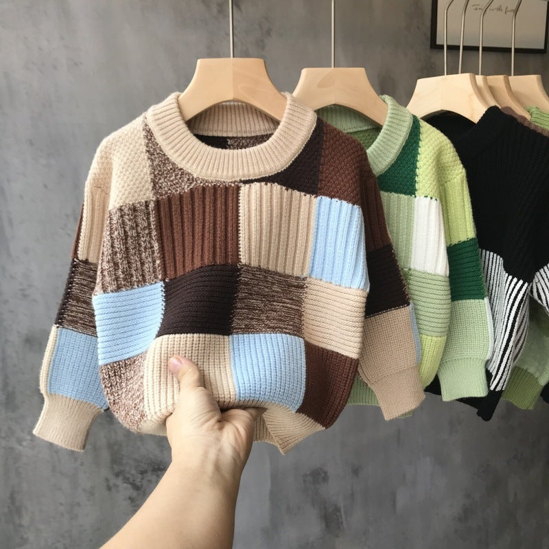 Garçons T-shirt de bas en peluche pour enfants