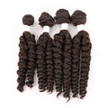 Ensemble de rideaux de cheveux en fibre chimique