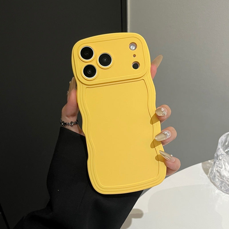 Boîte de téléphone à grande vague liquide couleur de bonbons