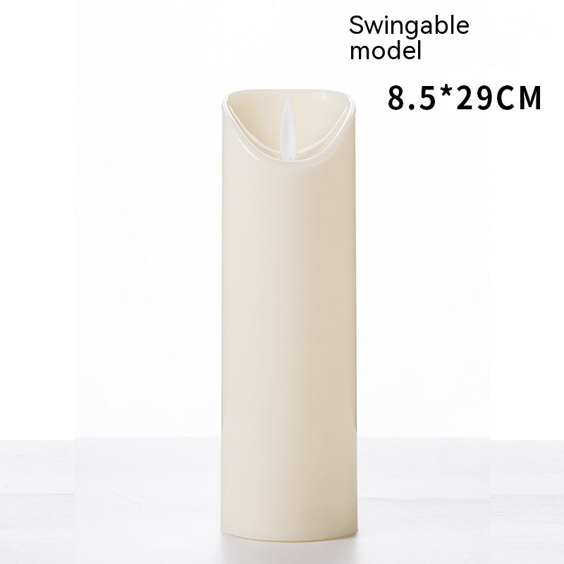 Simulation en plastique balançoire bougie électronique décoration maison de mariage