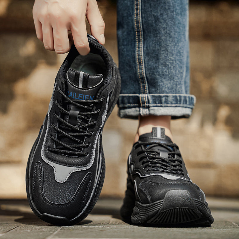 Sneakers d'été homme Mode All-match Platform Blanc Chaussures Soft Sole Casual Dad Chaussures Fo
