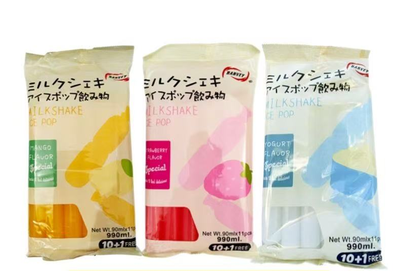 Saveur de yogourt Saveur de fraise Saveur de mangue