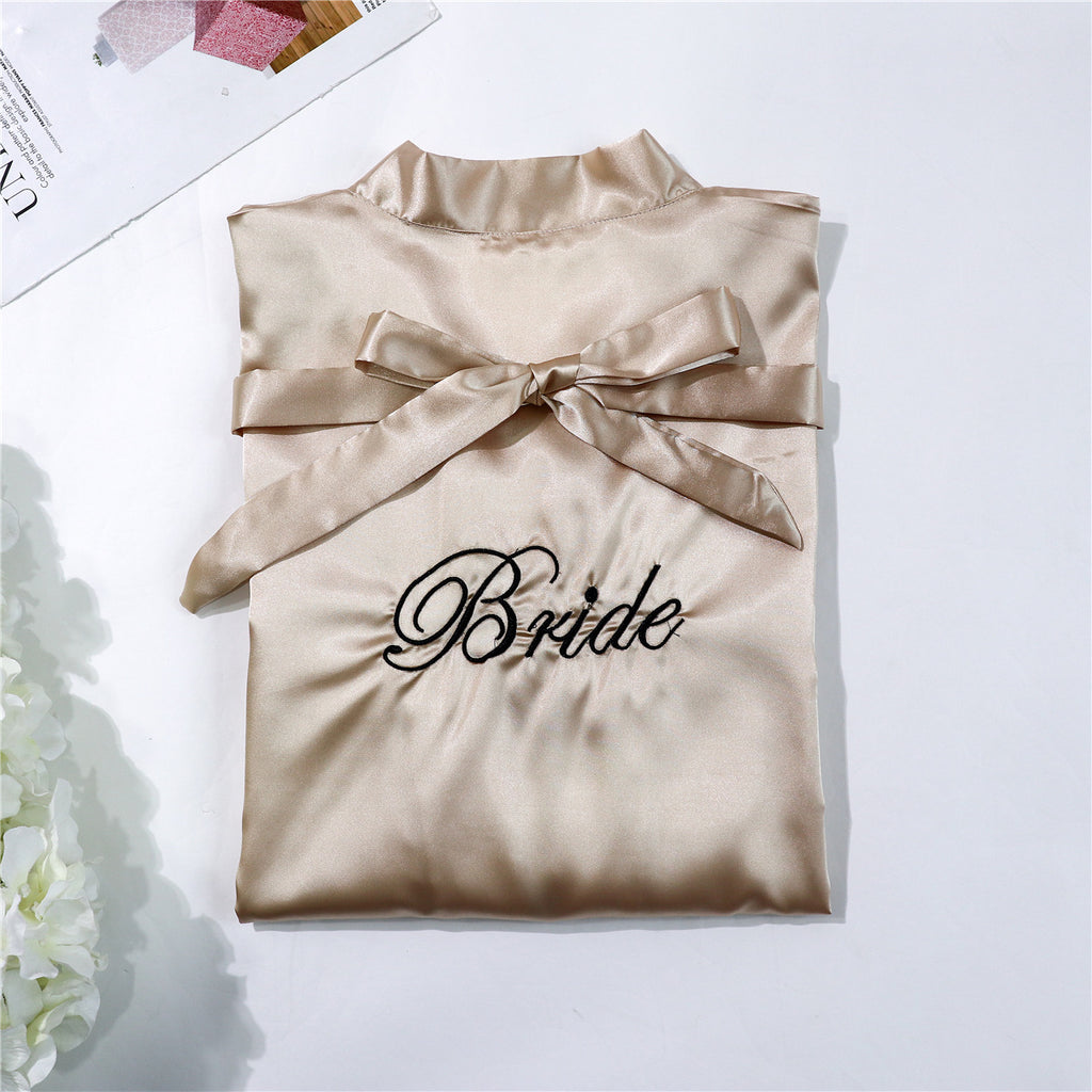 Pyjama de mariée Simulation Soie Chemise