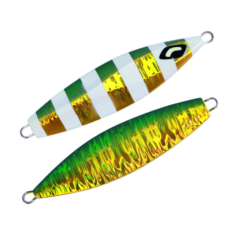 Giga plaque de fer Lead Fish Subsonic Sinking Deep Sea Bateau Pêche Lumineux Fer Plate Road