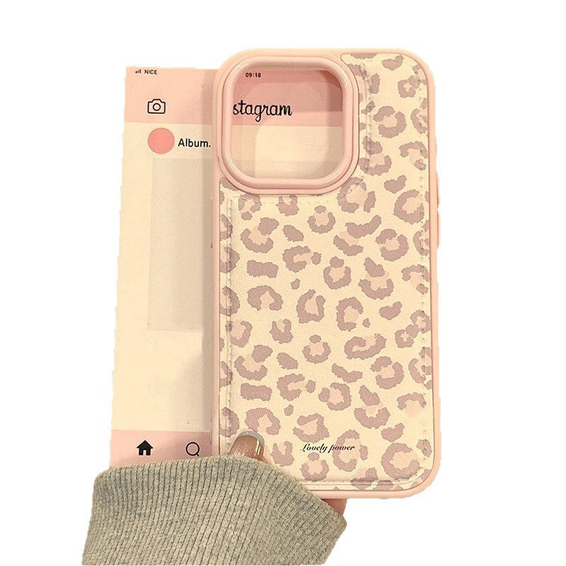 Leopard-print Cute 17 Pro Max affaire de téléphone