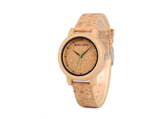 Montres en bambou et en bois
