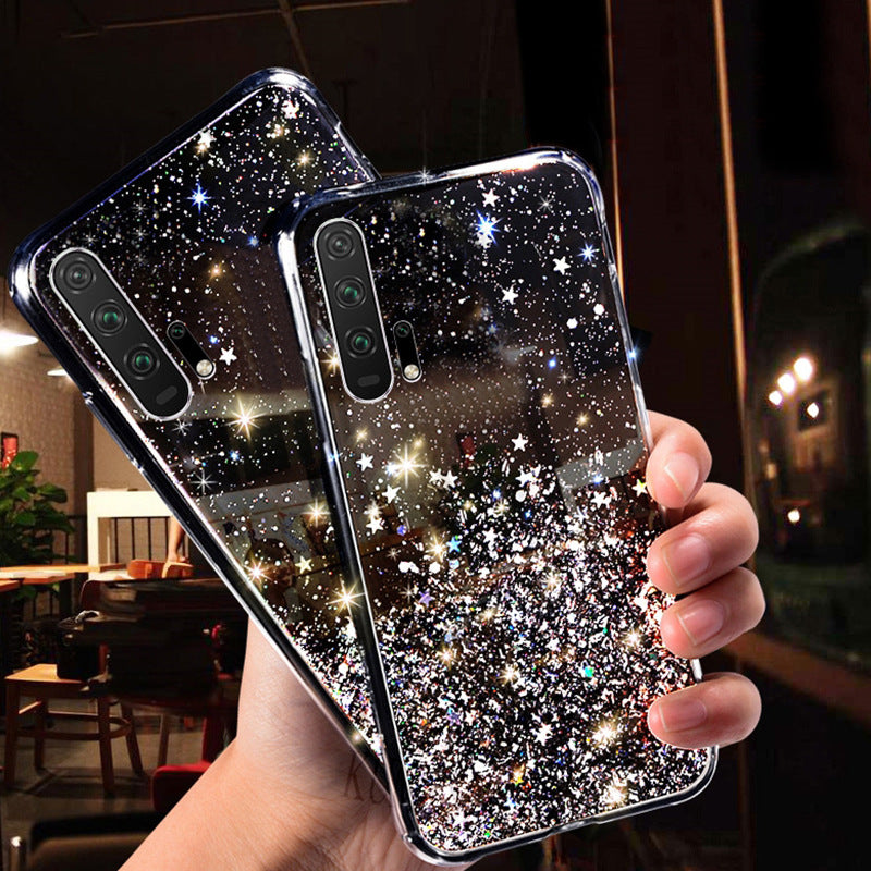 Cas de téléphone gypsophile transparent