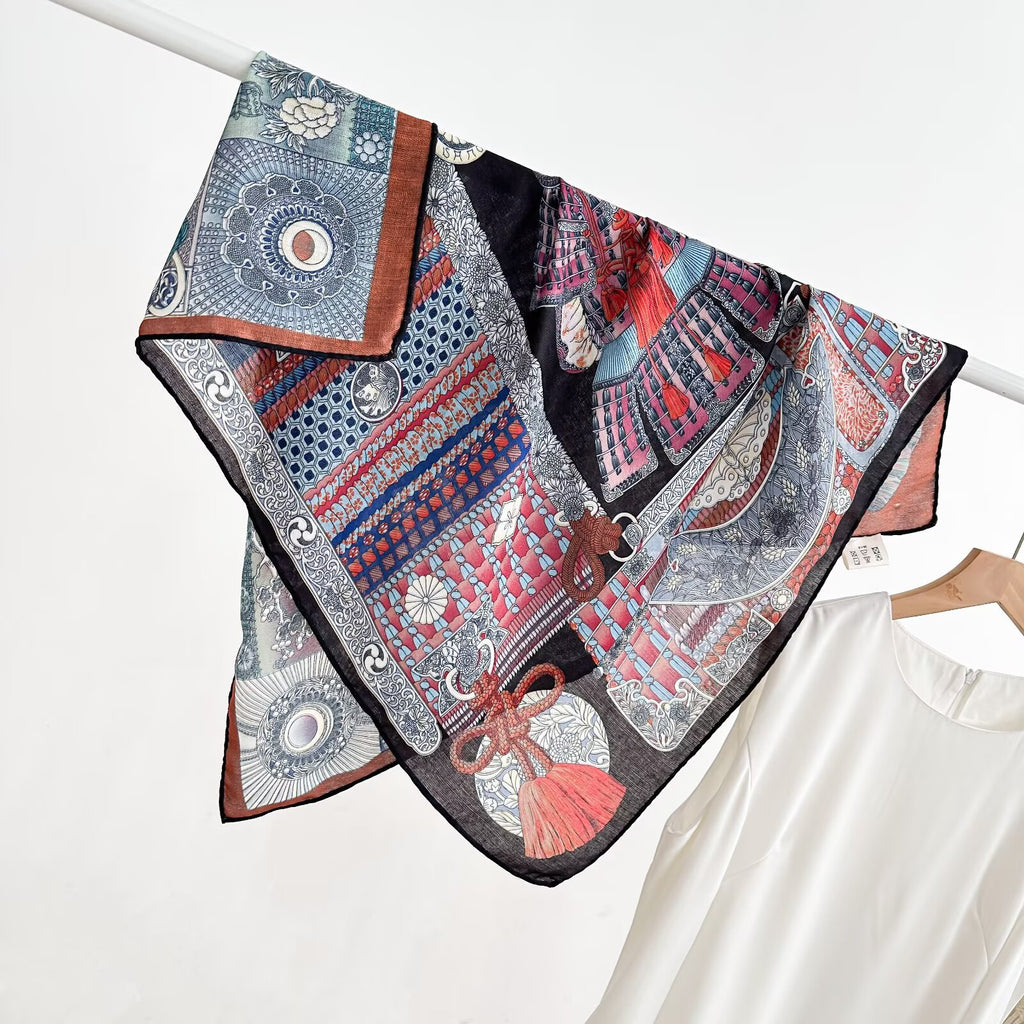 Vieille écharpe de cou pour femmes printemps et automne