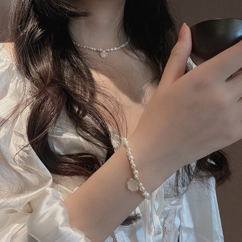 Bracelet de collier de perles d'eau douce pour femmes