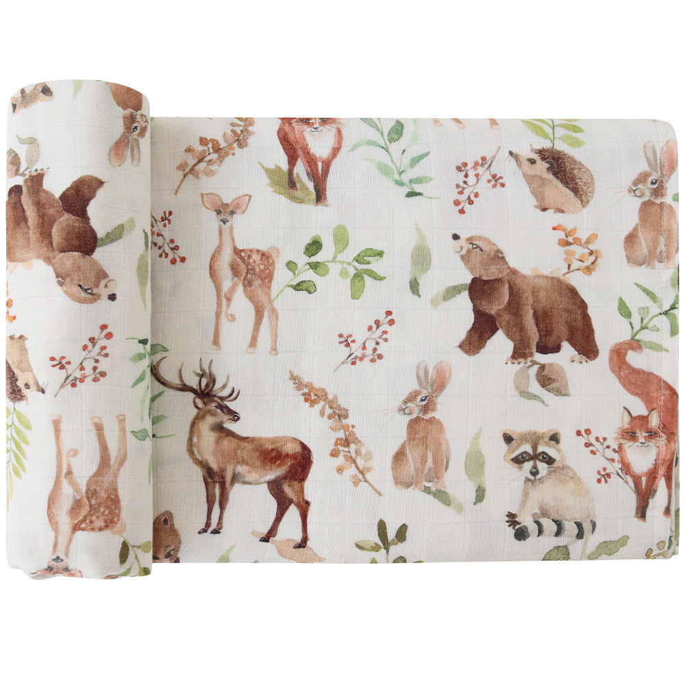 Couverture de matelas en coton de bambou Couverture de nouveau-né Baby Swadle Sac d'été