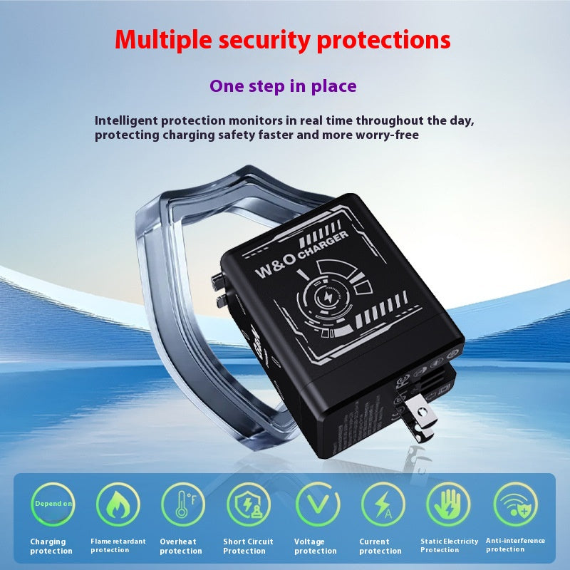 Charge rapide double PD USB chargeur intelligent