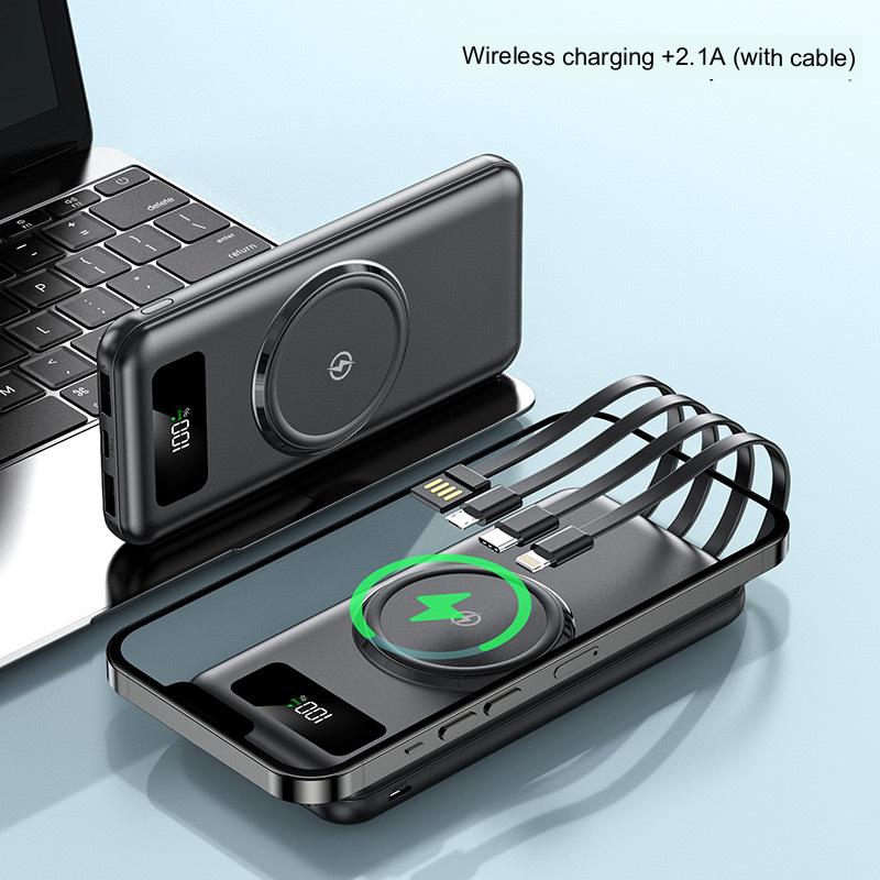 66W est livré avec 3 fils Super Fast Charge 20000mAh Power Bank Grande Puissance Mobile
